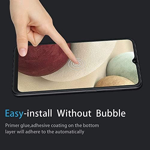 Didisky Tempered Glass Screen Protector for Samsung Galaxy A12 / A13 4G / 5G, [2 Pack ] Soft Touch,Easy to Clean, Easy to Install, Transparent