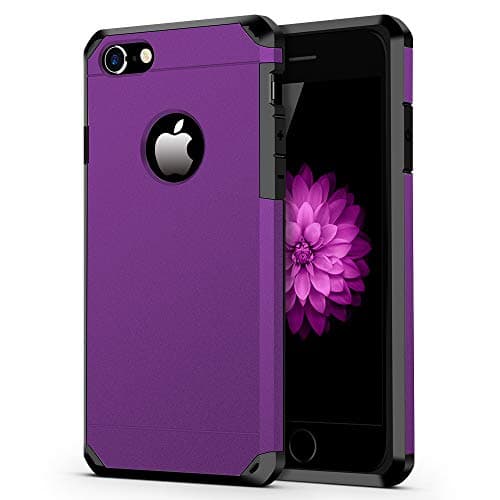 ImpactStrong for iPhone 7 Case/iPhone 8 Case, Heavy Duty Dual Layer Protection Cover (Purple)