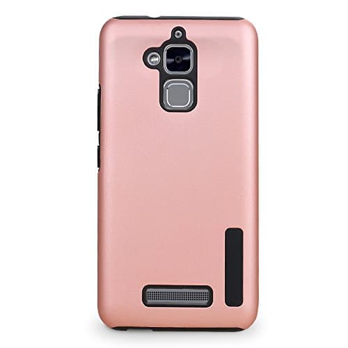 Asus ZenFone3 Max ZC520TL Phone Case, TOP K Hybrid Heavy Duty Slim Armor Hard PC + Soft TPU Shockproof Protection Defender Case for Asus ZenFone 3 Max 5.2 Inch (Rose Golden)