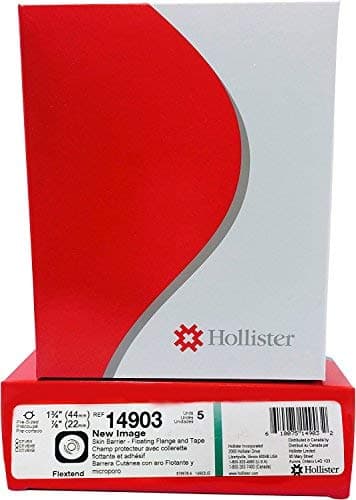Hollister 14903 New Image Pre-Cut Skin Barrier 1 3/4" Flange, 7/8" Stoma 5/BX