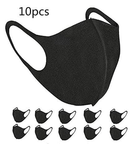 10pcs Anti Pollution Mask,Reusable Comfy Breathable Safety Dust-Proof Anti Haze Mask,Fashion Reusable Washable Outdoor Unisex Mask