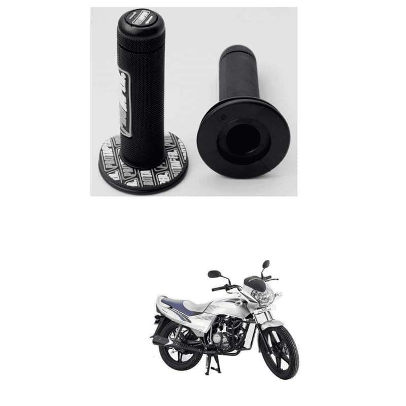 Lovmoto Universal 7/8" Motorcycle Hand Grips Oil for Dirt Bike ATV Pit Bike Used Rubber Bar End Thruster Grip Handlebar Grips Throttle for Most Motorcycle Comfortable with Free-dom Pr-ima