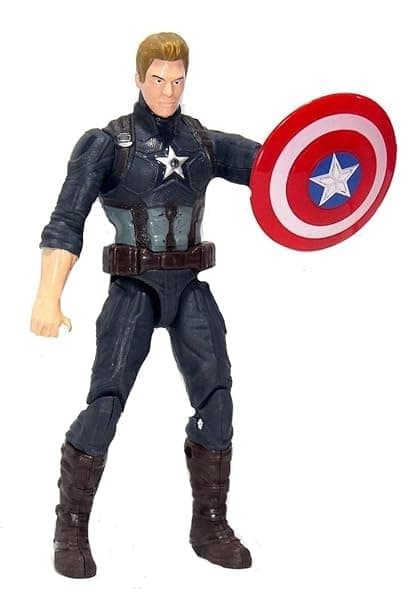 Wah!! Store Action Figure Toys with Weapon & LED Light Super Hero Action Figures Play-Set Toy for Kids (Captain America)