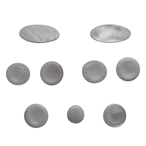 Alto Tenor Saxophone Real Mother Of Pearls Key Buttons(pack of 2 sets)
