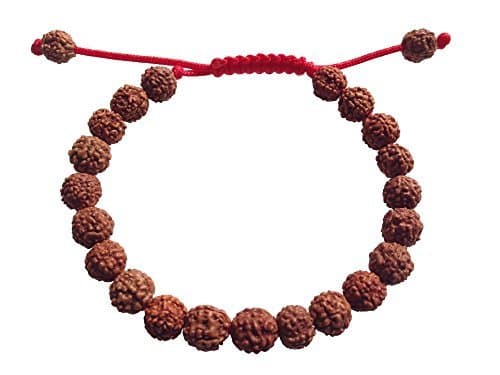 Hands Of Tibet Tibetan Mala Rudraksha Wrist Mala/Bracelet for Meditation