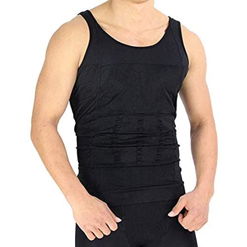 Pramukh Enterprice Slim n Lift Body Shaper Tummy Tucker Vest for Men (White, XXL)