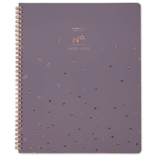 2019-2020 Academic Planner, Cambridge Weekly & Monthly Appointment Book, 8-1/2" x 11", Large, Workstyle, Gray (5222-905A-30)