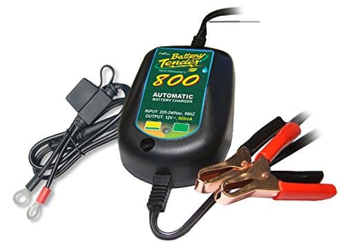 Plus Battery Charger and Maintainer - 800 Milliamp, 12V - Waterproof Smart Charger, Fully Charge and Maintain Car and Motorcycle Battery - 022-0150-DL-UK