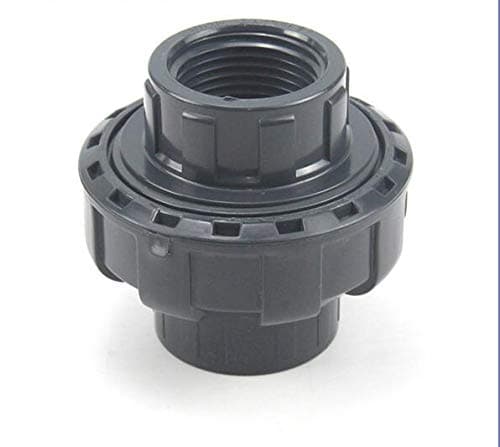 JIALUN ZFX-QIGUAN, 1pc PVC Both Side 1/2"-4" Female Thread Union Water Pipe Connector UPVC Tube Adapter Garden Plant Irrigation Accessories (Color : 1pc, Size : 4inch x 4inch)