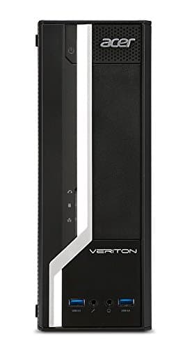 Acer Veriton X2631G Desktop PC (Intel Core i3-4130 3.4GHz, 4GB RAM, Integrated Graphics, 500GB HDD, Windows 7 Professional 64bit and Windows 8 Professional 64bit Recovery) Black/Silver