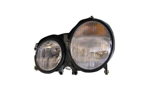 Mercedes E Class Replacement Headlight Assembly (Halogen) - 1-Pair
