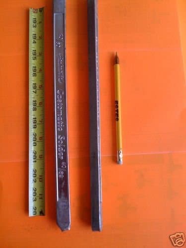 Castomatic Bar Solder 40/60 Bullet Cast 3/4" x 1/2" x 13" Rectangular Solid Set of 2 New USA