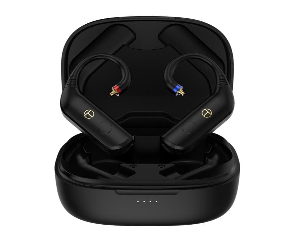 Linsoul TRN BT30 Pro Bluetooth 5.2 Wireless Earhook for IEMs Wired Earphones, Upgraded CVC 8.0 Noise Cancellation Technology, Long Battery Life with Charging Case (MMCX)