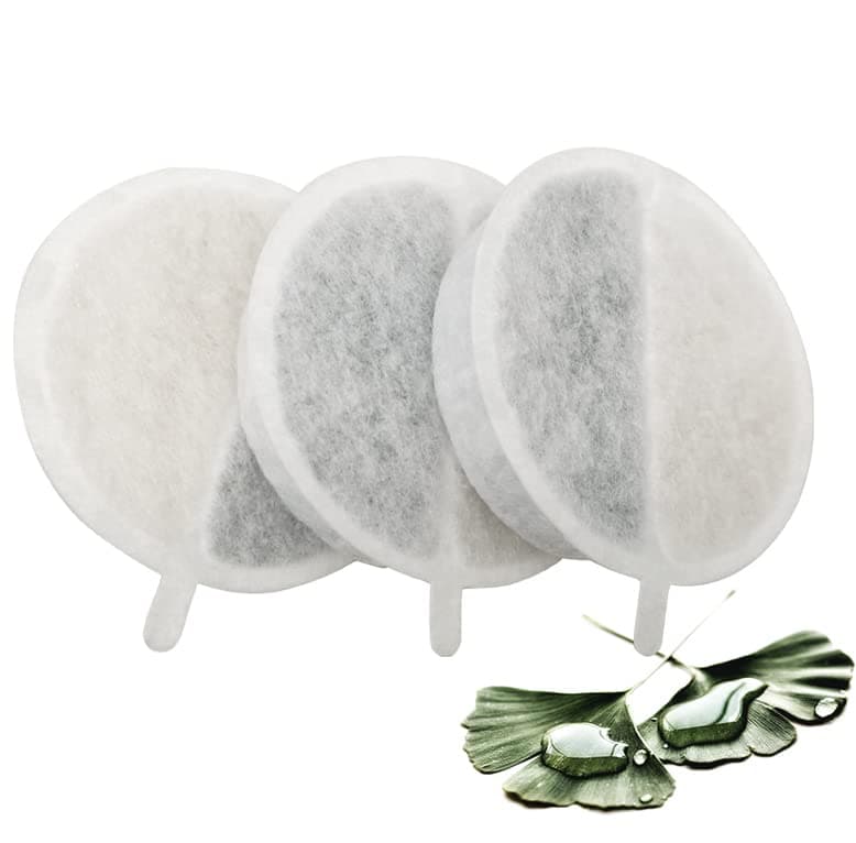 Nugget Drinking Fountain Replacement Filters (3 Pack) | Activated Charcoal and Ion Exchange Resin for Water Filtration