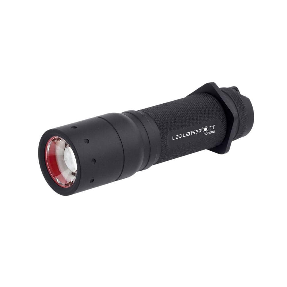 Ledlenser Police Tac Torch - LED Rechargeable Torch, Super Bright 280 Lumens, Powerful Lightweight Design, Long Distance Spotlight, Anti Roll Protection Feature, Hiking Torch, Dog Walking, Camping, Up To 25 Hour Battery Life.