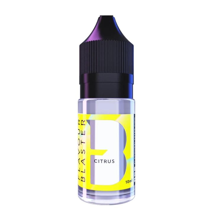 FLAVOUR BLASTER Citrus Aromatic Refill for Cocktail Smoke Bubble Gun - 10ml | Elevate Drinks & Food with Fresh & Sweet Fruit Flavours | 250 Aroma Clouds per Bottle | Vegan, Pure & Natural Ingredients