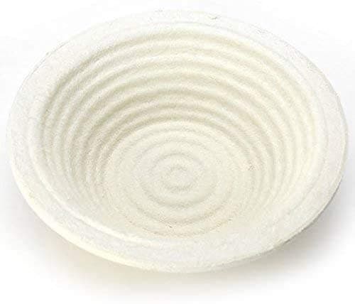 Ernst Birnbaum wood pulp Bannetons, Brotforms, Dough Rising Baskets (1000g, 9" round, lined)