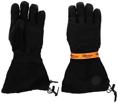 BLACK DIAMOND Guide Ski/Snow Gloves | Premium Leather Shell | Waterproof & Insulated | Includes Gore-TEX Insert, Plus Warm Technology & Goat Leather Palm