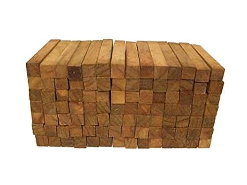 100 pcs. teak wood-5" long-great for boats, pen blanks