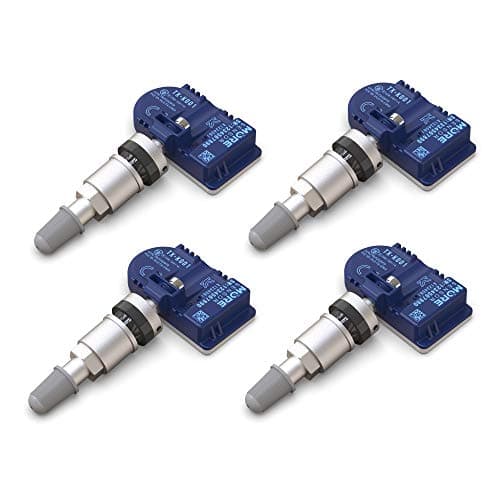 MORESENSOR Compact PRO Series 433MHz TPMS Tire Pressure Sensor 4-Pack | Preprogrammed for Select 15+ Japanese Brand Models | Replacement for 40770-4CB1B | Clamp-in | KX-S104-4