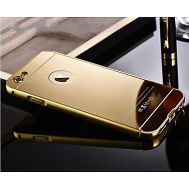 Protective Metal Bumper Frame with Back Cover for iPhone 6/6S (Assorted Colors)
