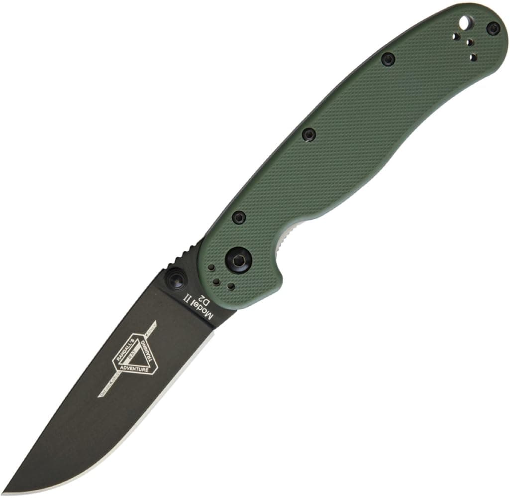 Ontario Knife CompanyRAT II Linerlock OD Green D2