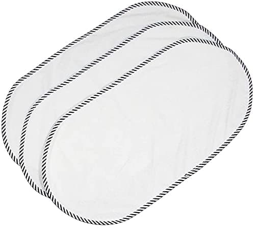 6PK Larger Softer Changing Pad Liners Waterproof, 27" x 13" Washable Reusable Changing Table Cover Liners Double Layers, 100% Cotton Flannel Surface, 6 Count