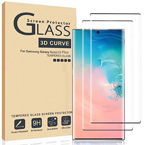 Galaxy S10 Plus Screen Protector,Full Coverage Tempered Glass[2 Pack][3D Curved] Tempered Glass Screen Protector Suitable for Galaxy S10 Plus