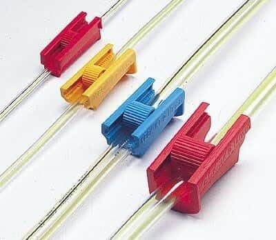 Keck Ramp Clamp Tubing Clamps, 6 mm, 12/Pk