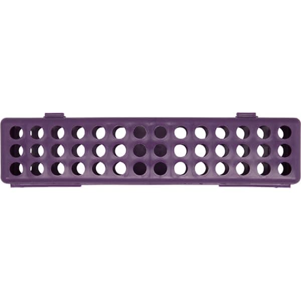 Zirc Dental 50Z900E Steri-Container Hinged Lid Plum 8-1/8" X 1-7/8" X 1-7/8"