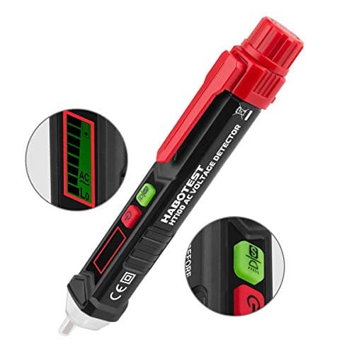 Pendancy Non Contact Voltage Tester Dual Adjustable Sensitivity 12/48-1000V Electrical AC Voltage Detector Pen