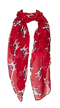 New ladies Puppy Dog Print Scarf Springer Spaniel Dog Scarf Lovely Soft Print Fashion Scarf Wrap Shawl Maxi Sarong