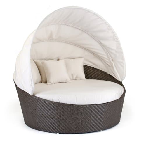 Maxime Round Daybed with Sunbrella Canopy
