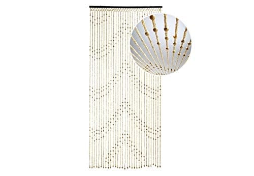 Beautiful wooden beads curtain with 31 strands 90x200 cm