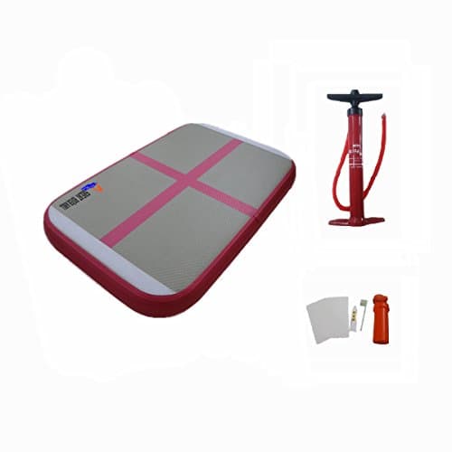 Water Board Inflatable Air Mat Small Air Board for Gymnastics 39 Inches (pink)