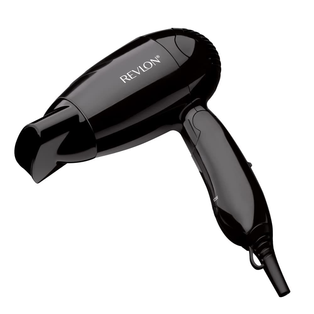 Revlon RVDR5305 Folding Travel Hair Dryer - Compact and Light Weight - 1200 Watts - Black