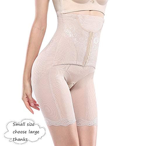 SlendShaper Hi-Waist Seamless Thigh Slimmer, Tummy Control Slimming Shapewear Boyshort for Women
