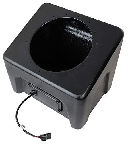 SSV WorksRG4-US10U 2018 Polaris Ranger XP1000 Under Seat 10" Subwoofer Enclosure Unloaded,1 Pack