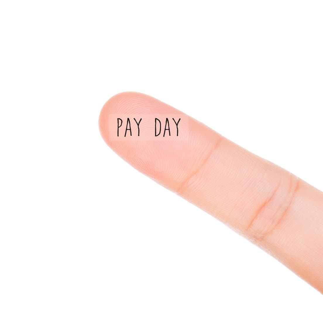 Pay Day Monthly Planner Stickers, 120 Clear Reminder Labels Calendar Scrapbooking Crafting Stickers