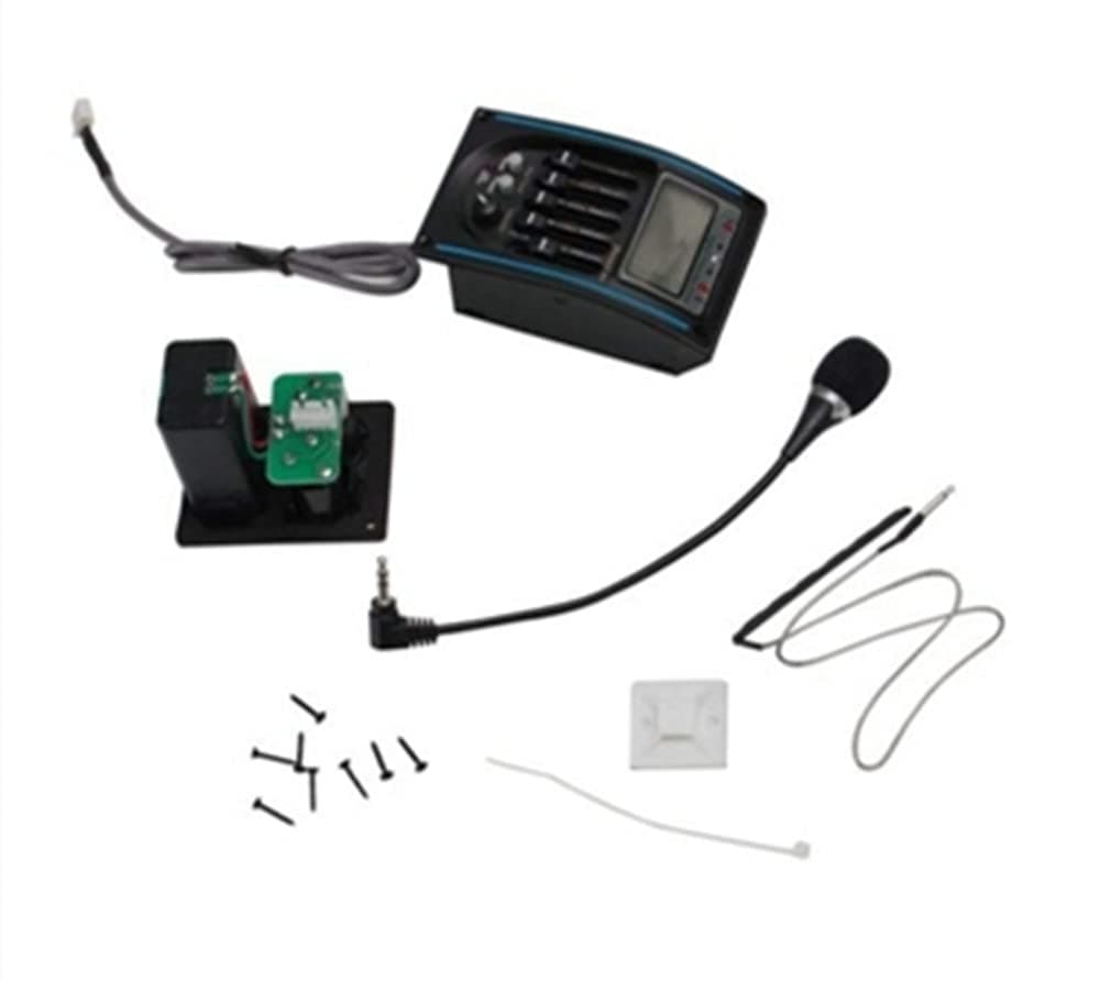 LC-5 EQ 5 Band Acoustic Guitar Preamp LCD Set Piezo Pickup Equalizer with Mic Pack of 1
