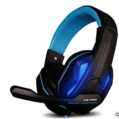 OVANN Comfort/USB Headset 20-20000（Hz）, Noise Cancelling Microphone, Headphones for Computer (Black)&(Blue)