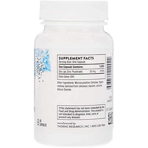 Double Strength Zinc Picolinate 60c by Thorne Research