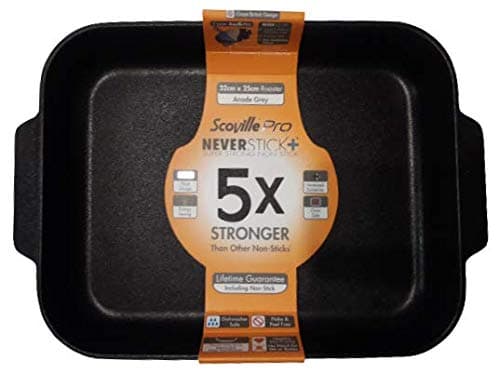 Scoville Pro Neverstick 32cm x 25cm Roaster Anode Grey 1415