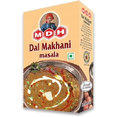MDH Dal Makhani Masala 100g (Pack of 1) – Spices Seasoning Masala Powder Cooking Supplies – Delicious And Aromatic Dal Makhani Masala - Mix Curry Masala Recipe Casserole Herbs