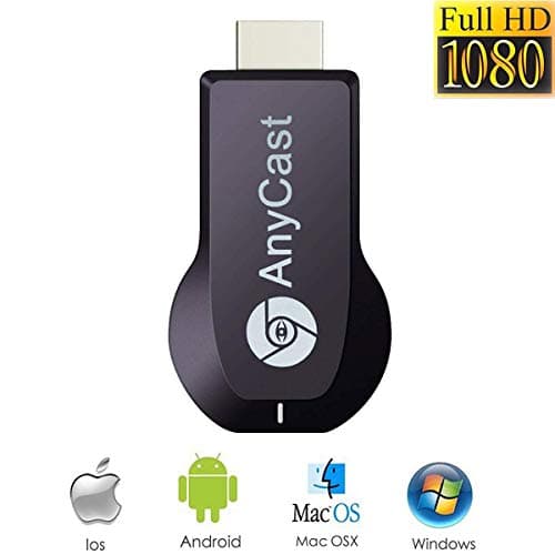 WiFi Display Dongle, Wireless Display Dongle TV Receiver Adapter Screen Mirror 1080P HDMI Dongle Airplay Miracast DLNA Digital AV to HDMI Connector for iOS/Android/Windows/Projector/TV/MAC OSX