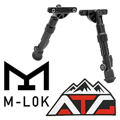 Recon Flex M-LOK Bipod Center Height 5.7" - 8.0" or 8.0" - 11.8" Aluminum PVC Rubber Velcro Patch (Center Height 8.0" - 11.8")