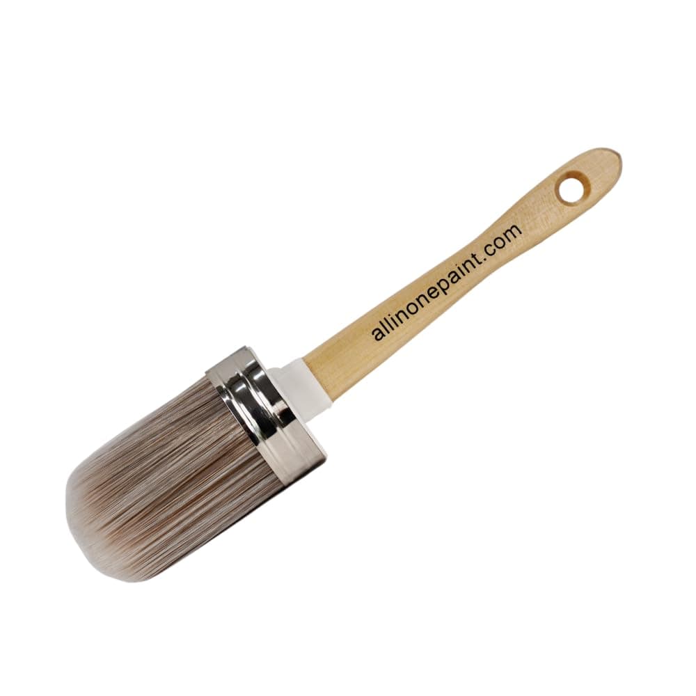 Heirloom Traditions Syntec Fiber Medium Oval, Tapered Paint Brush for All-in-ONE Paint