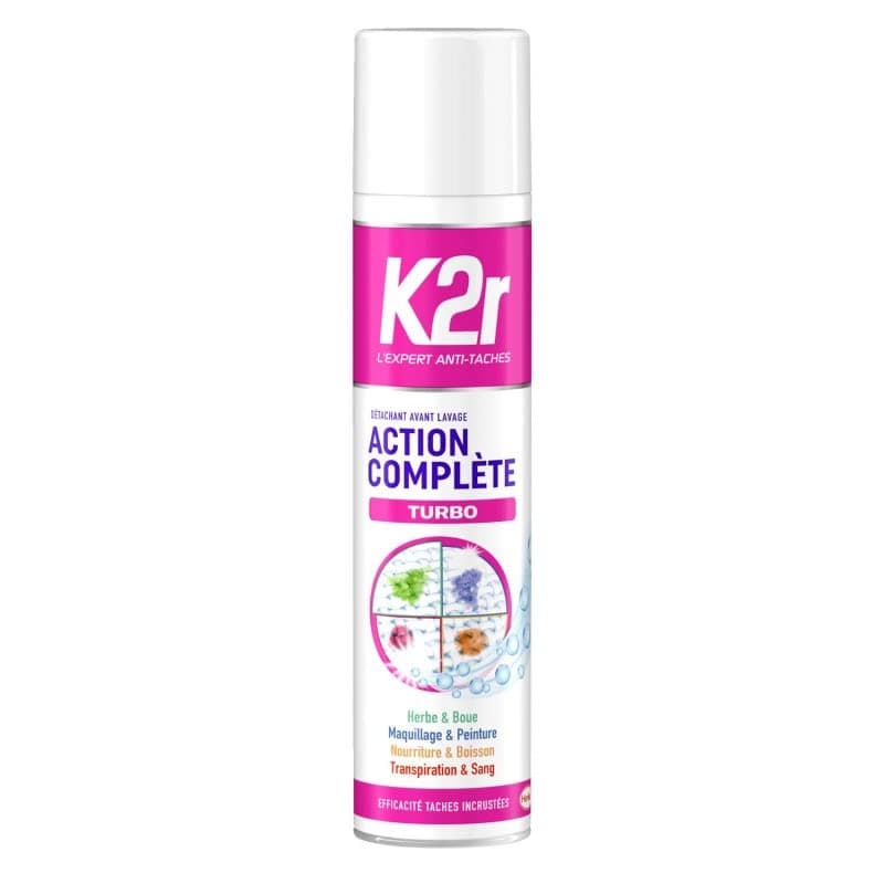 Cleaning Product K2R - detacher before washing aerosol (400ML) - detacheur avant lavage aerosol (400ML) - Price Per Unit - Fast Delivery
