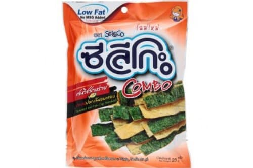 Combo Seasoned Seaweed (Sandwich with Fish Snack) - 1.09oz (Pack of 1)