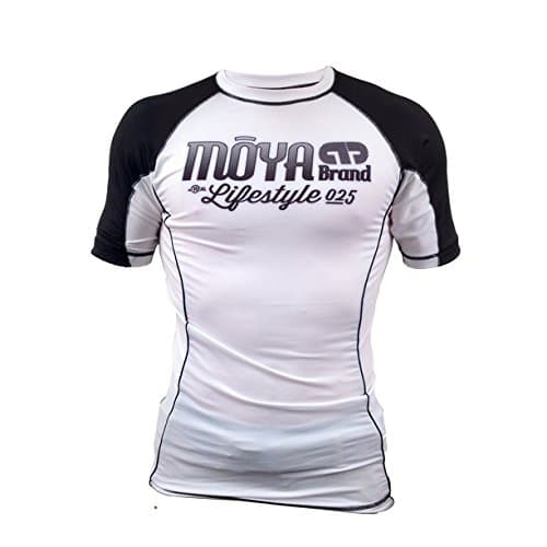 Moya Brand Short Sleeve Rash Guard - White - M